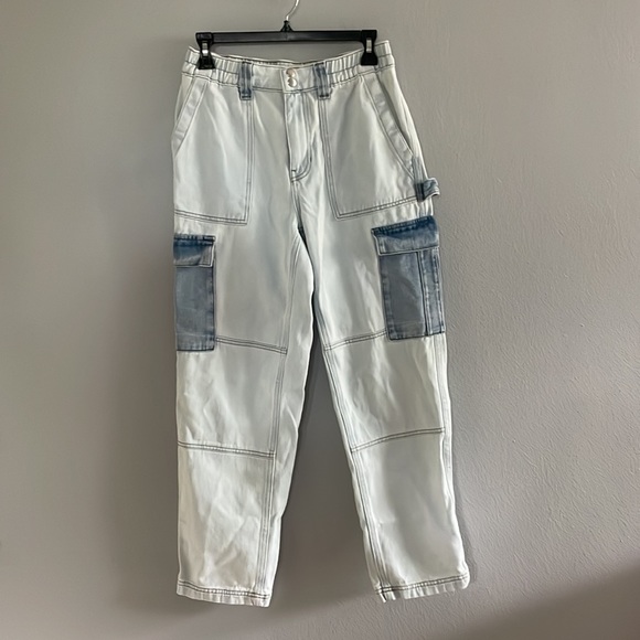 Pacsun Light Blue Utility Cargo Pants - Picture 5 of 5